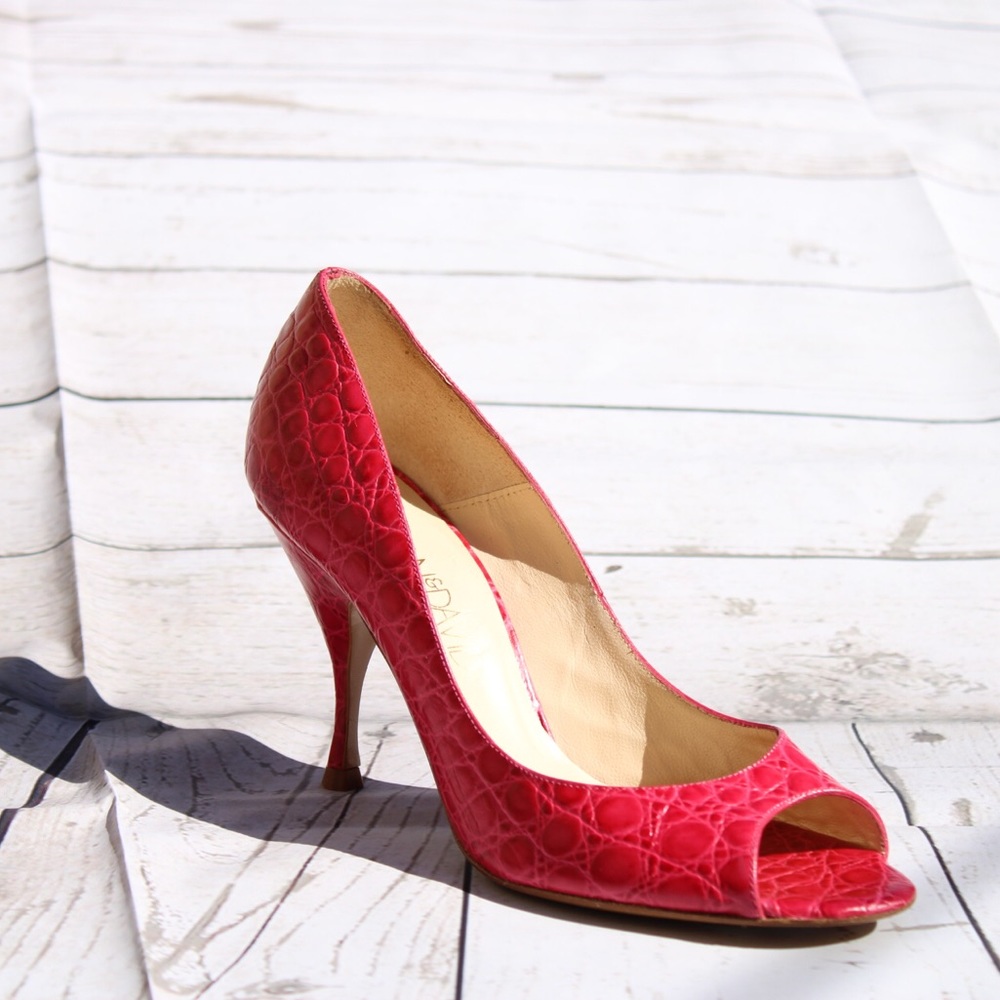 Joan and David pink leather pumps size 9.5